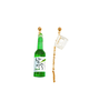 Soju Earrings - ONE SIZE ONLY / Gold / 100% Handmade in South Korea - Earrings