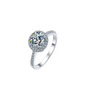 Spooky In Love Cheon Yeo-ri (Park Eun-bin) Inspired Ring 001 - Silver / 1 CARAT SYNTHENTIC DIAMOND SIZE (RECOMMENDED!) - Rings