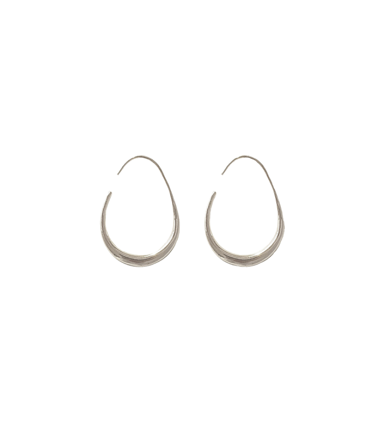 Start Up Kang Han-na Inspired Earrings 006 - ONE SIZE ONLY / Silver - Earrings