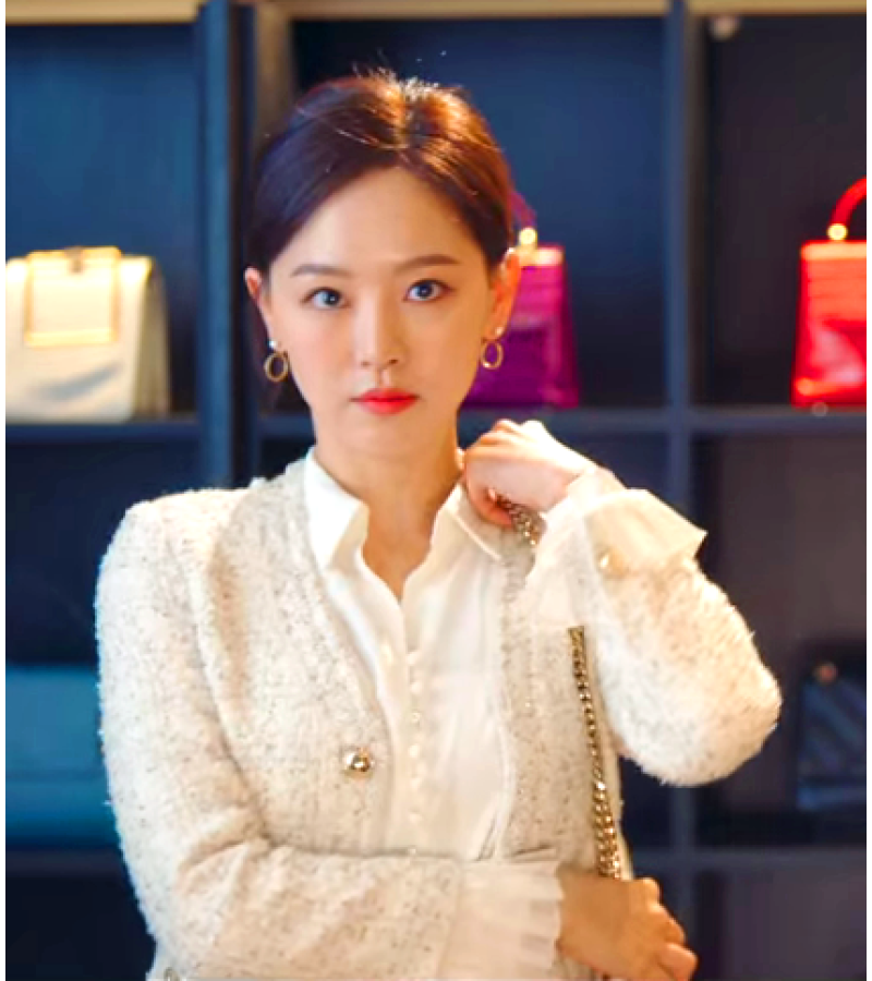 Start Up Kang Han-na Inspired Earrings 008 - ONE SIZE ONLY / Gold - Earrings