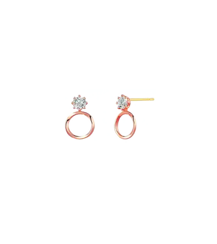 Start Up Suzy (Bae Suzy) Inspired Earrings 023 - ONE SIZE ONLY / Rose Gold - Earrings