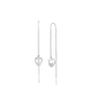 The Art of Sarah Sarah Kim (Shin Hye-sun) Inspired Earrings 001 - ONE SIZE ONLY / Silver - Earrings
