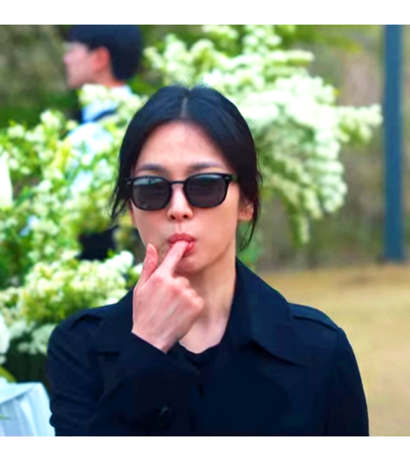 The Glory Moon Dong-eun (Song Hye-Kyo) Inspired Sunglasses 001 - ONE SIZE ONLY / Black - Sunglasses