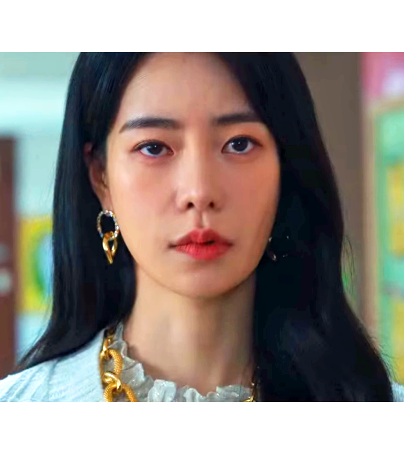The Glory Park Yeon-Jin (Lim Ji-Yeon) Inspired Earrings 001 - ONE SIZE ONLY / Gold - Earrings