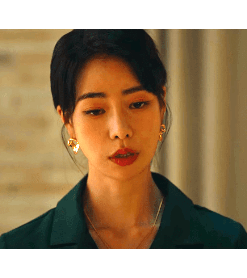 The Glory Park Yeon-Jin (Lim Ji-Yeon) Inspired Earrings 002 - ONE SIZE ONLY / Gold - Accessories
