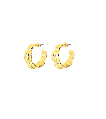 The Glory Park Yeon-Jin (Lim Ji-Yeon) Inspired Earrings 015 - ONE SIZE ONLY / Gold - Earrings