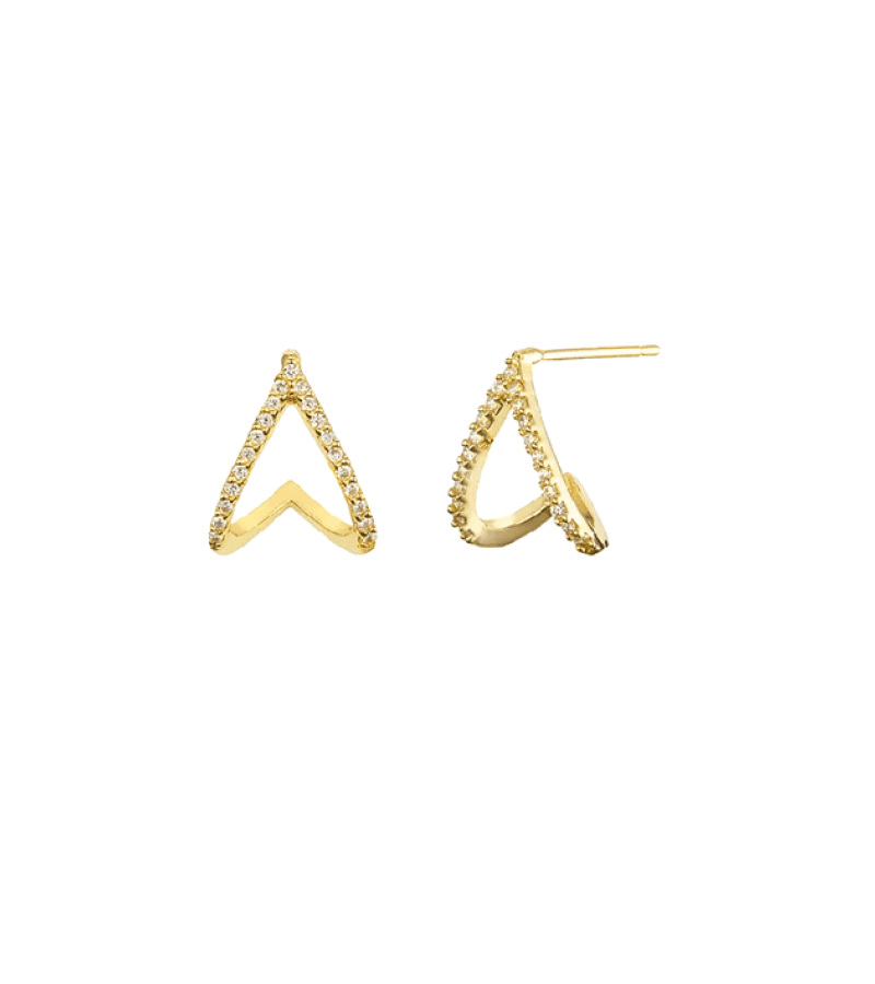 The Glory Park Yeon-Jin (Lim Ji-Yeon) Inspired Earrings 022 - ONE SIZE ONLY / Gold - Earrings