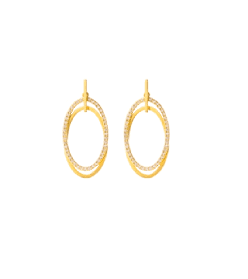 The Glory Park Yeon-Jin (Lim Ji-Yeon) Inspired Earrings 023 - ONE SIZE ONLY / Gold - Earrings