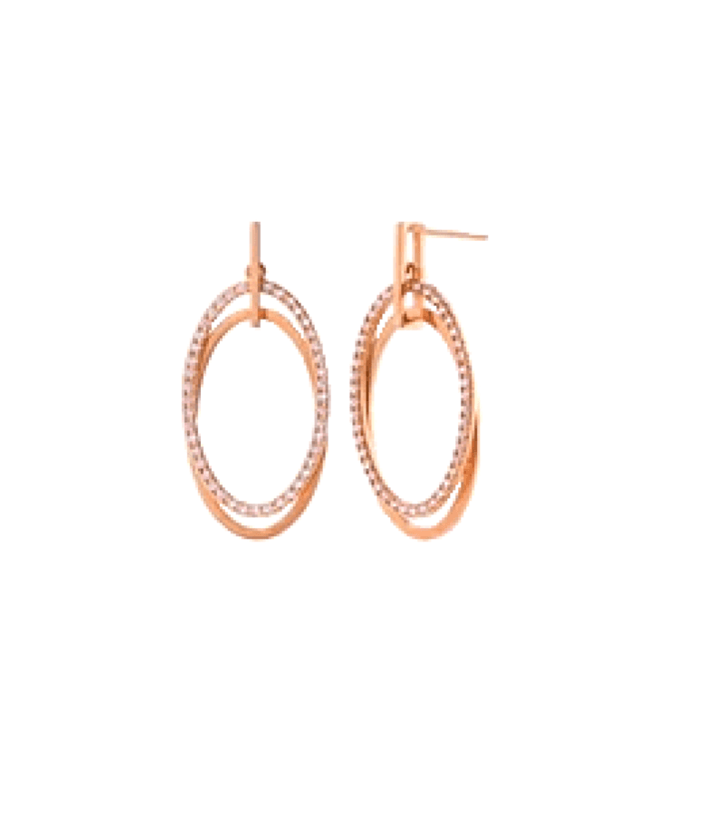 The Glory Park Yeon-Jin (Lim Ji-Yeon) Inspired Earrings 023 - ONE SIZE ONLY / Rose Gold - Earrings