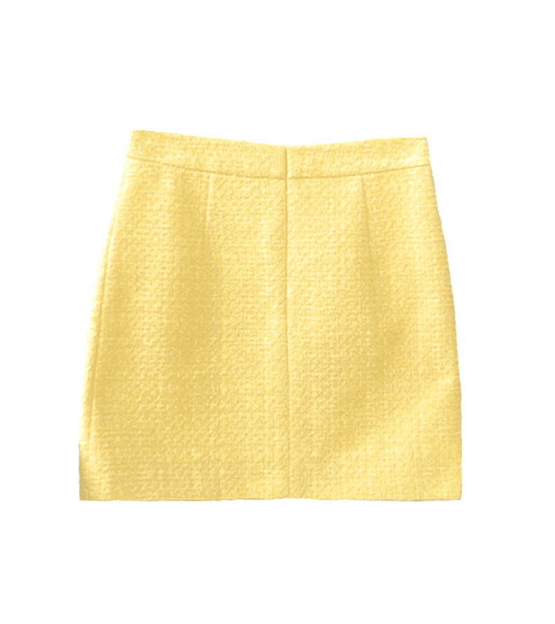 The Glory Park Yeon-Jin (Lim Ji-Yeon) Inspired Top and Skirt Set 002 - Skirt Only / XS / Yellow - Outfit Sets