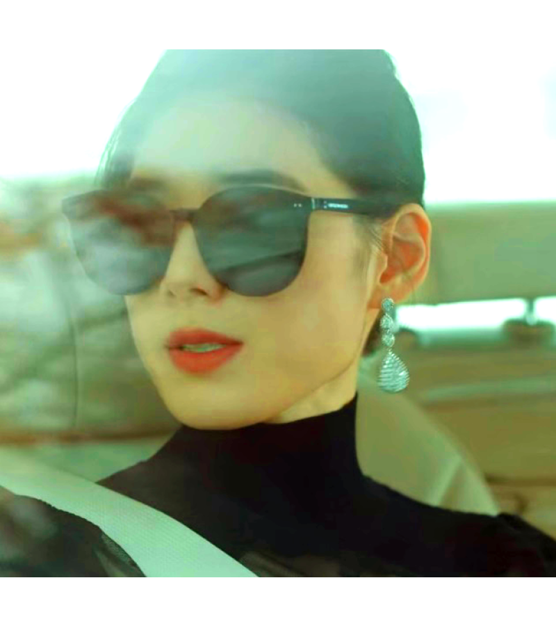 The King: Eternal Monarch Jung Eun-chae Inspired Sunglasses 002 - ONE SIZE ONLY / Black - Sunglasses