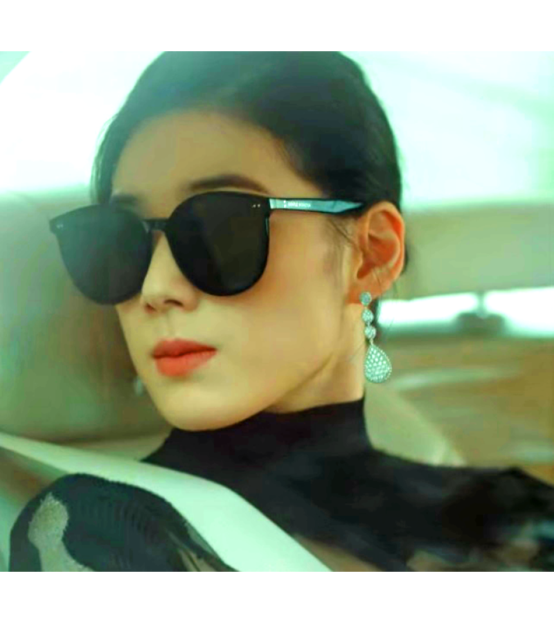 The King: Eternal Monarch Jung Eun-chae Inspired Sunglasses 002 - ONE SIZE ONLY / Black - Sunglasses