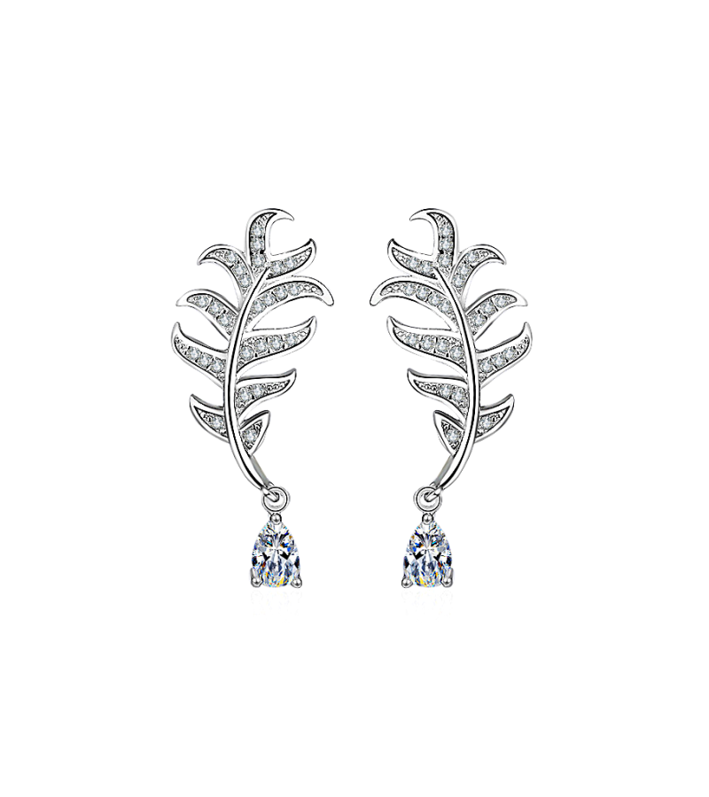 The King: Eternal Monarch Kim Go-eun Inspired Earrings 003 - ONE SIZE ONLY / Silver - Earrings