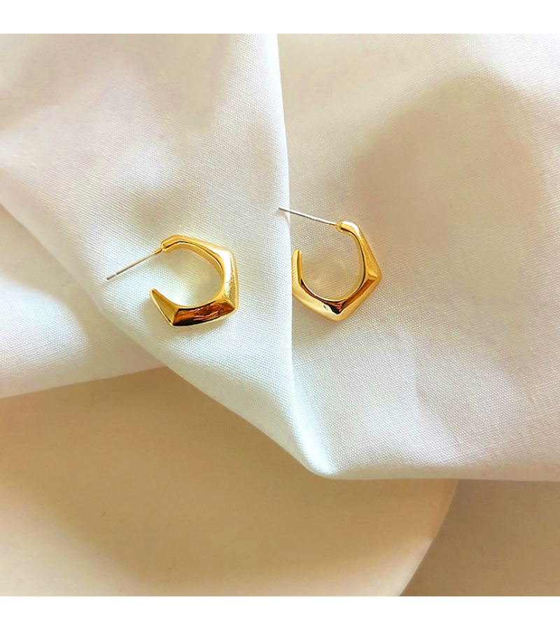 The King: Eternal Monarch Kim Go-eun Inspired Earrings 007 - ONE SIZE ONLY / Gold - Earrings