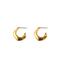 The King: Eternal Monarch Kim Go-eun Inspired Earrings 007 - ONE SIZE ONLY / Gold - Earrings
