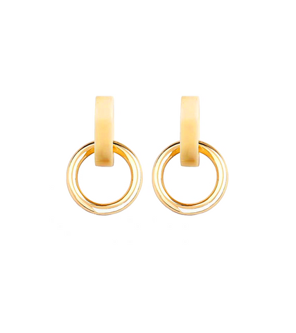 The King: Eternal Monarch Kim Go-eun Inspired Earrings 011 - ONE SIZE ONLY / Gold - Earrings