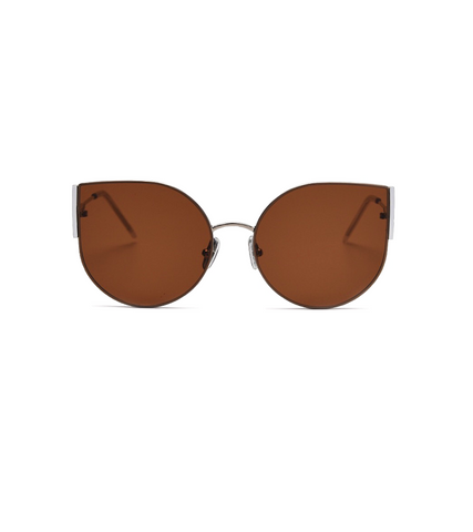 The King: Eternal Monarch Kim Go-eun Inspired Sunglasses 001 - ONE SIZE ONLY / Brown - Sunglasses