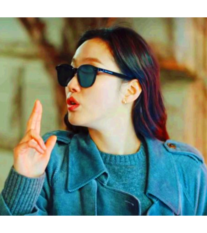 The King: Eternal Monarch Kim Go-eun Inspired Sunglasses 002 - ONE SIZE ONLY / Black - Sunglasses