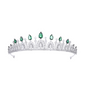 The Remarried Empress Empress Navier (Shin Min-a) Inspired Tiara Crown 005 - ONE SIZE ONLY / Green - Accessories