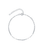 The WONDERfools Eun Chae-ni (Park Eun-bin) Inspired Necklace 001 - ONE SIZE ONLY (Short Choker Necklace) / Silver / Stainless steel