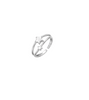 The WONDERfools Eun Chae-ni (Park Eun-bin) Inspired Ring 001 - ONE SIZE ONLY (Open-ended) / Silver / Made of Copper - Rings