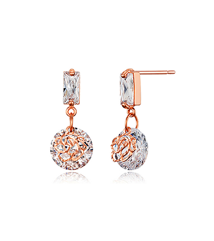 The World of The Married Han So-hee Inspired Earrings 001 - ONE SIZE ONLY / Rose Gold - Earrings
