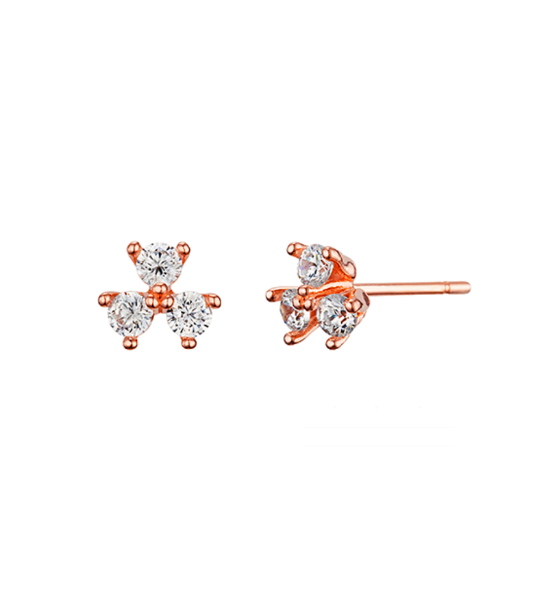 The World of The Married Han So-hee Inspired Earrings 002 - ONE SIZE ONLY / Rose Gold - Earrings