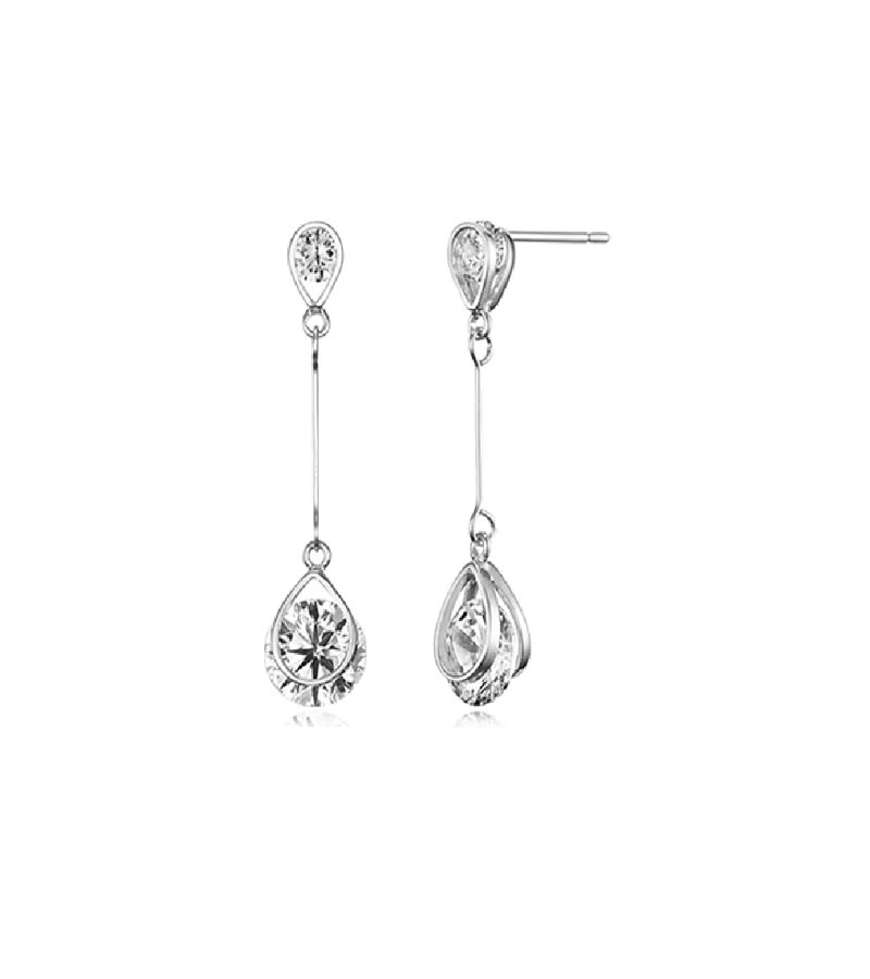 The World of The Married Han So-hee Inspired Earrings 015 - ONE SIZE ONLY / Silver - Earrings