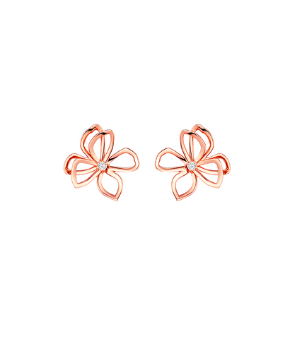 The World of The Married Han So-hee Inspired Earrings 026 - ONE SIZE ONLY / Rose Gold - Earrings