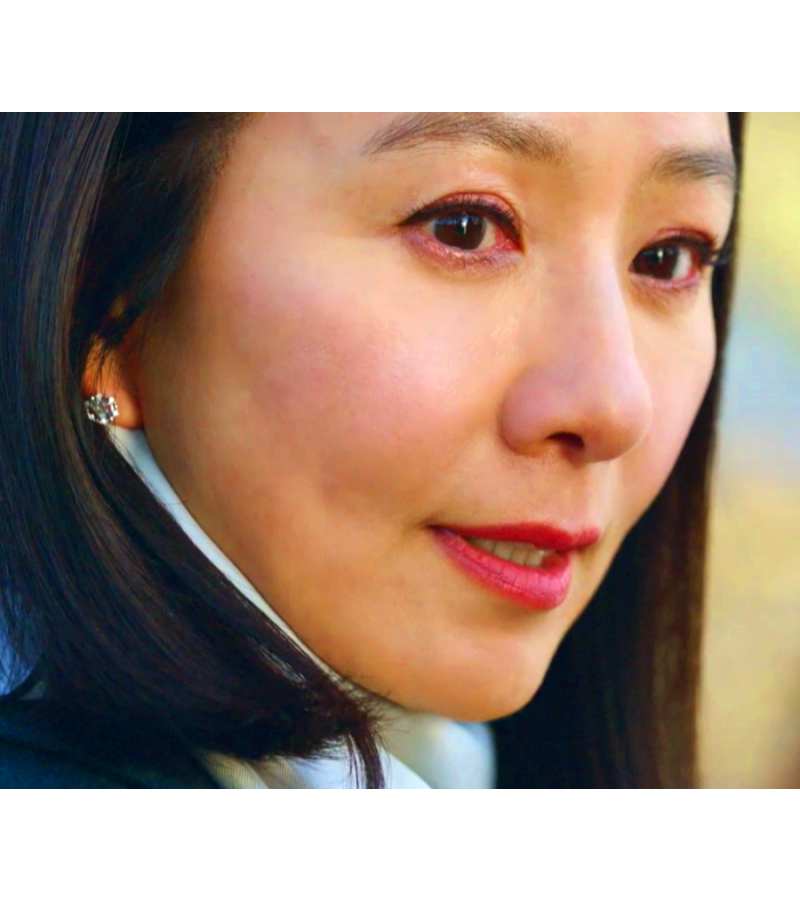The World of The Married Kim Hee-ae Inspired Earrings 002 - ONE SIZE ONLY / Silver - Earrings