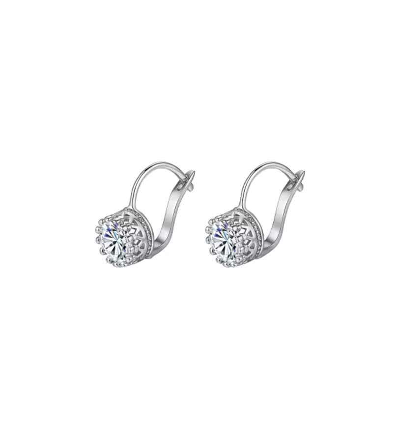 The World of The Married Kim Hee-ae Inspired Earrings 010 - ONE SIZE ONLY / Silver - Earrings