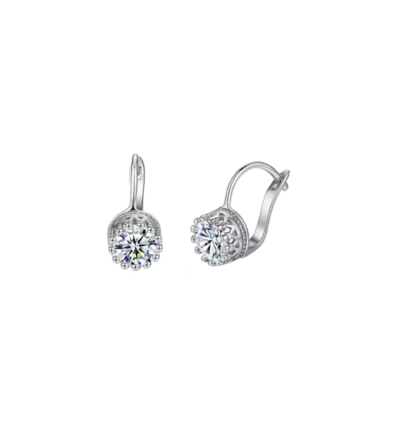 The World of The Married Kim Hee-ae Inspired Earrings 010 - ONE SIZE ONLY / Silver - Earrings