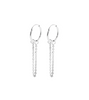 True Beauty Hwang In-yeop Inspired Earrings 003 - A Pair (Two Pieces) / Silver - Earrings