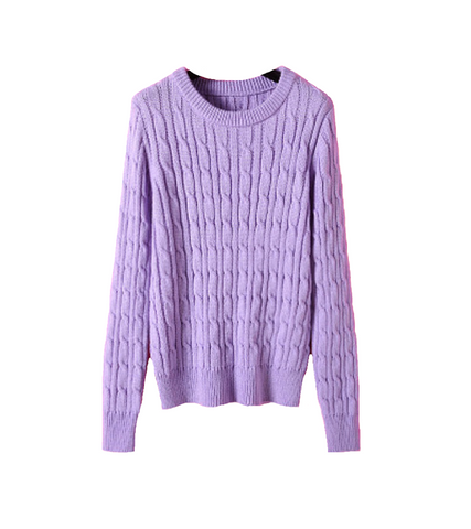 True Beauty Moon Ga-young Inspired Sweater 001 - S / Purple - Sweater