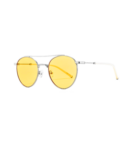 Vagabond Bae Suzy Inspired Sunglasses 001 - Yellow / Round Shape - Sunglasses