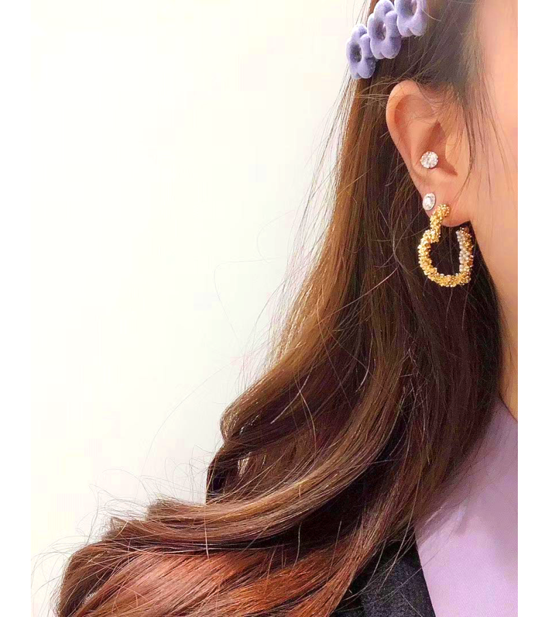 Valentine My Heart Earrings in Gold - ONE SIZE ONLY / Gold - Earrings