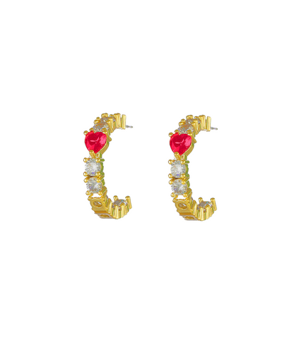 Valentine’s Earrings - ONE SIZE ONLY / Gold - Earrings