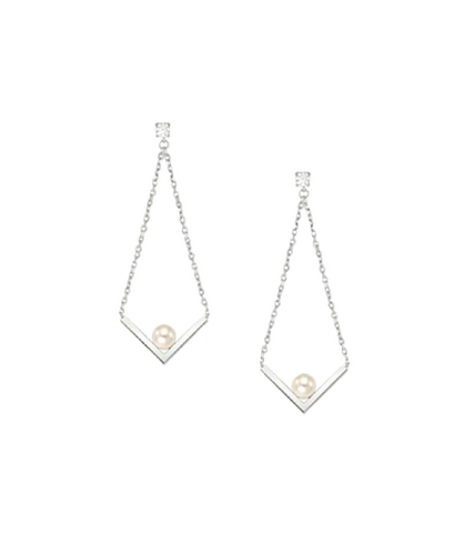 Whats Wrong With Secretary Kim Park Min Young Inspired Earrings 004 - ONE SIZE ONLY / Silver - Earrings