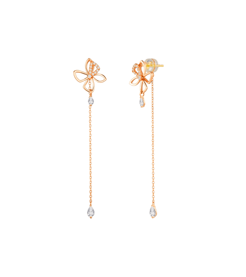 Business Proposal Shin Ha-Ri (Kim Se-Jeong) Inspired Earrings 012 - ONE SIZE ONLY / Rose Gold - Earrings