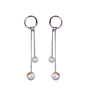 Crash Landing on You Seo Ji-hye Inspired Earrings 001 - ONE SIZE ONLY / Silver - Earrings