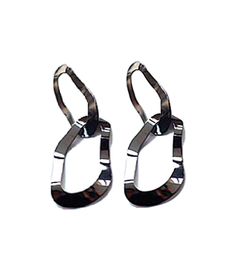 Crash Landing on You Seo Ji-hye Inspired Earrings 007 - ONE SIZE ONLY / Silver - Earrings