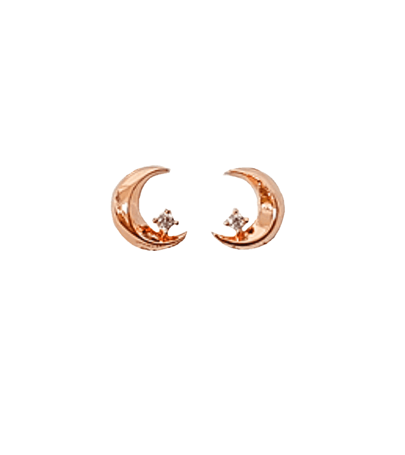 Crash Landing on You Seo Ji-hye Inspired Earrings 030 - ONE SIZE ONLY / Rose Gold - Earrings