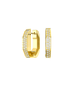 Eve Han So-Ra (Yoo Sun) Inspired Earrings 001 - Small Hoops Only / Gold - Earrings