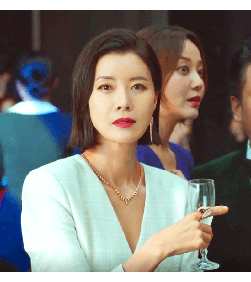 Eve Han So-Ra (Yoo Sun) Inspired Earrings 005 - ONE SIZE ONLY / Silver - Earrings