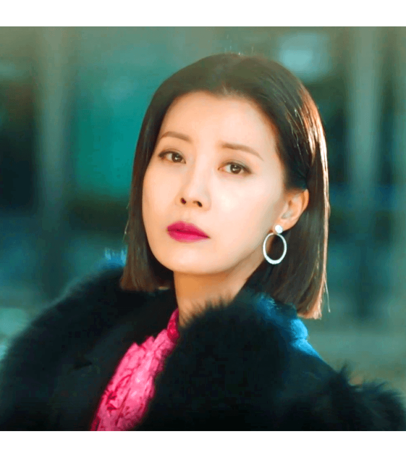 Eve Han So-Ra (Yoo Sun) Inspired Earrings 008 - ONE SIZE ONLY / Silver - Earrings