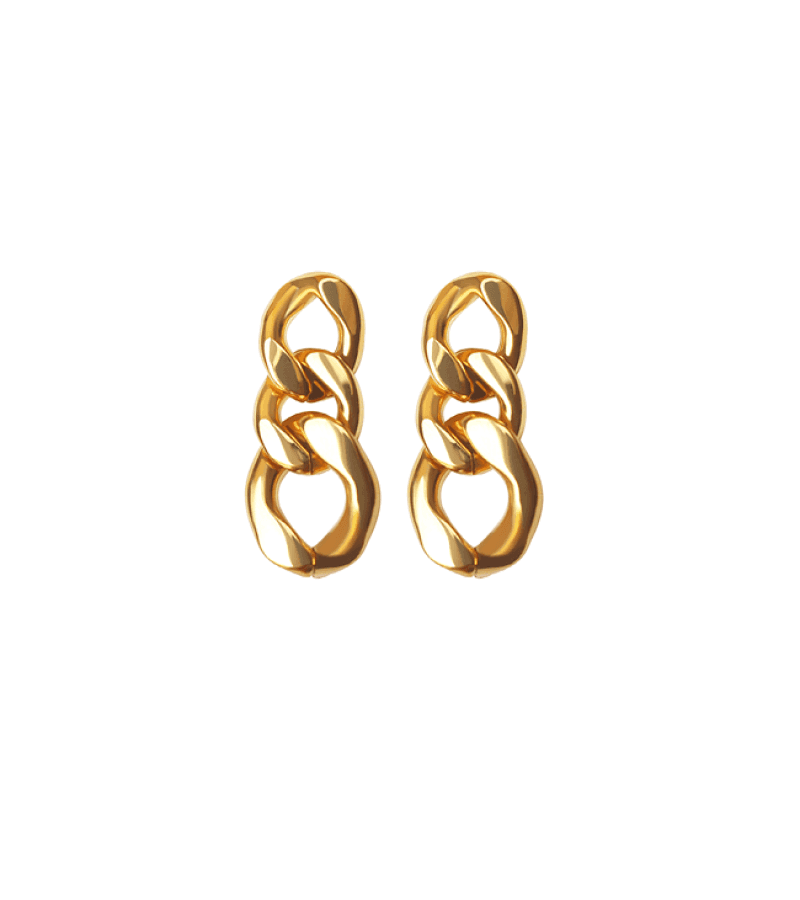 Eve Han So-Ra (Yoo Sun) Inspired Earrings 011 - ONE SIZE ONLY / Gold - Earrings