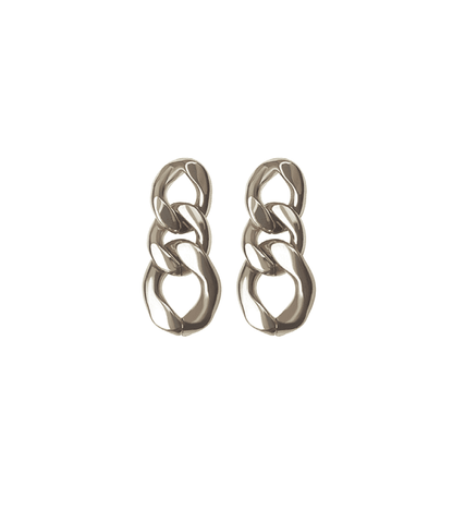 Eve Han So-Ra (Yoo Sun) Inspired Earrings 011 - ONE SIZE ONLY / Silver - Earrings