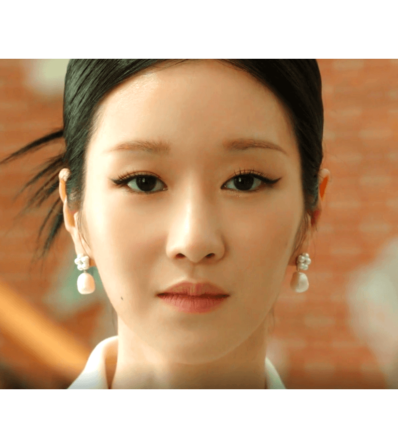 Eve Lee La-el (Seo Ye-ji) Earrings 001 [100% Authentic!] - ONE SIZE ONLY / Silver / Purchasing Time of 1 Working Week [Excluding Shipping 