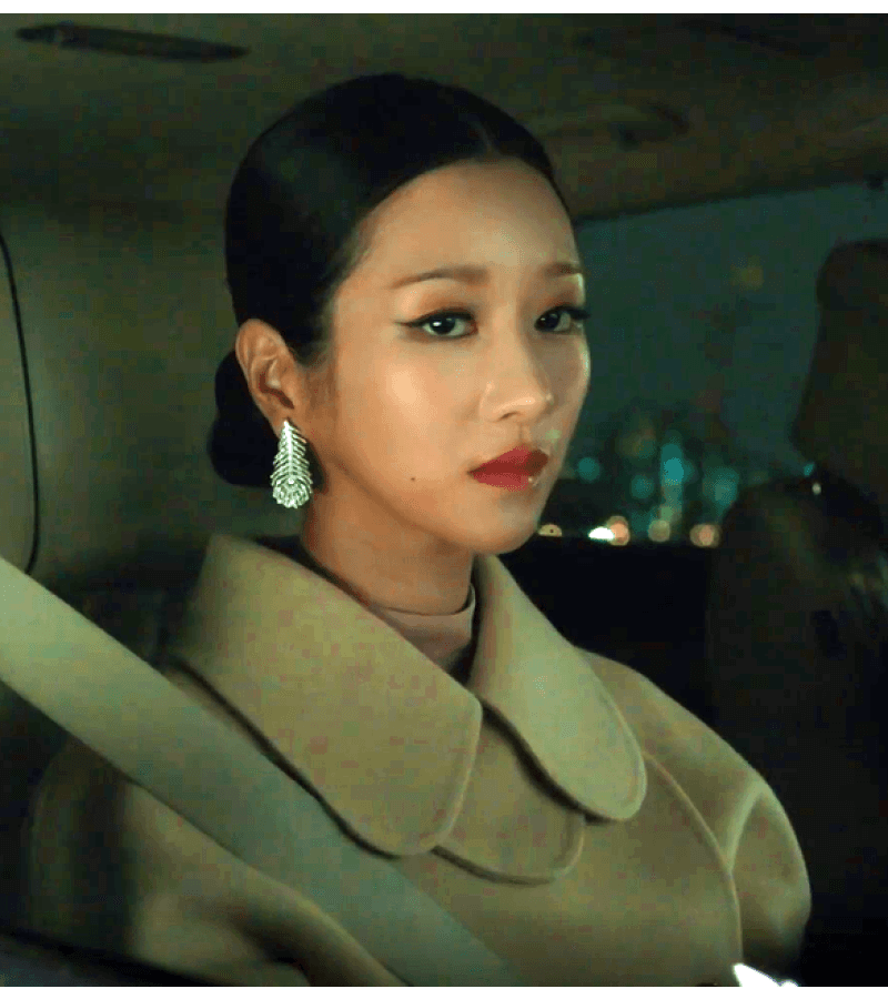 Eve Lee La-el (Seo Ye-ji) Inspired Earrings 001 - ONE SIZE ONLY / Silver - Earrings