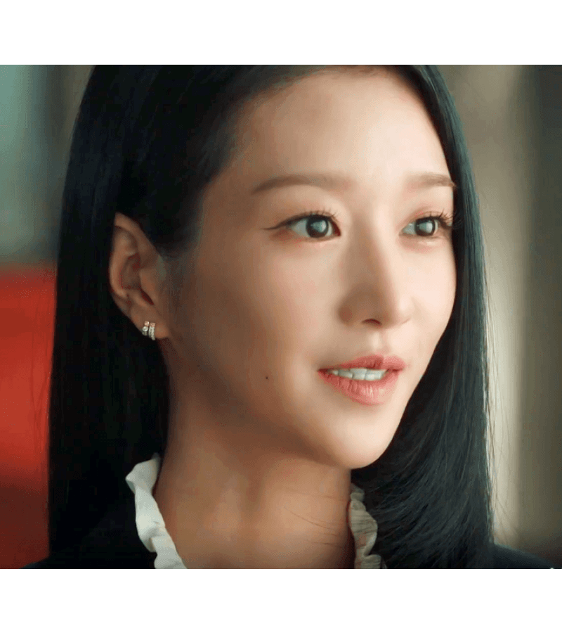 Eve Lee La-el (Seo Ye-ji) Inspired Earrings 014 - ONE SIZE ONLY / Silver - Earrings